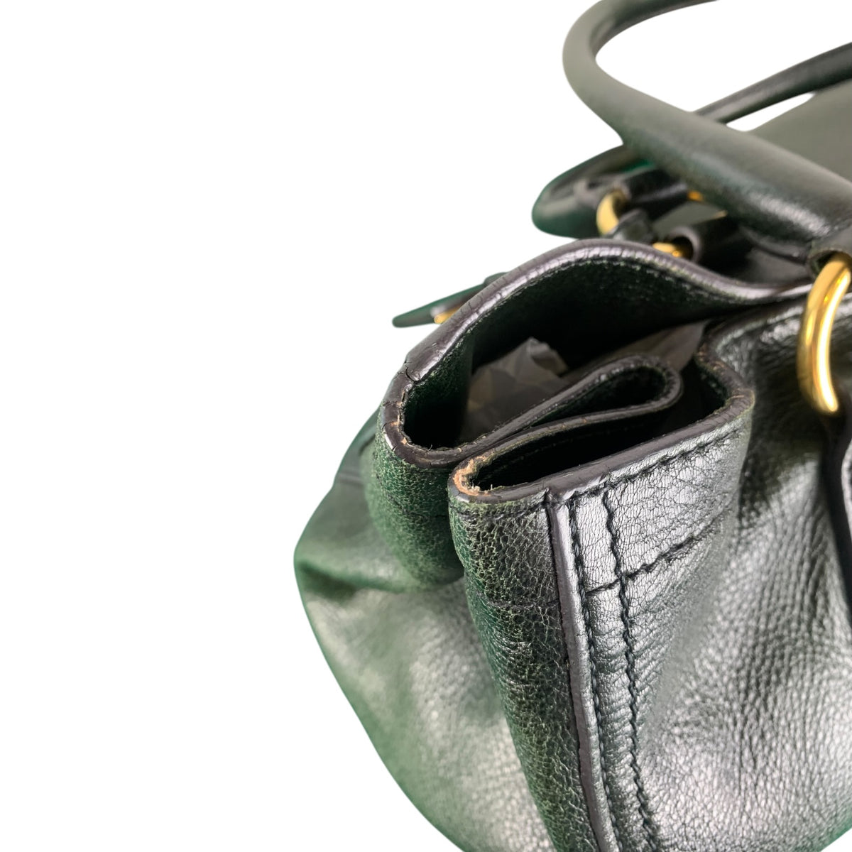 Borsa A Mano Vintage Prada Pelle