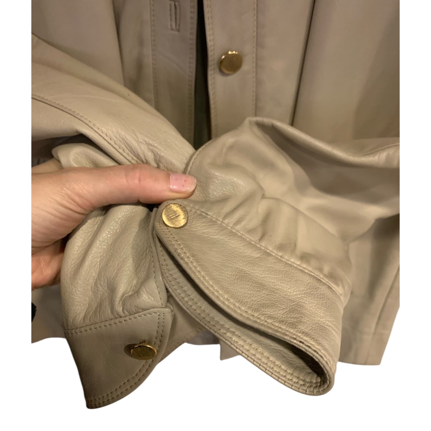 Completo Donna Vintage Pelle Beige