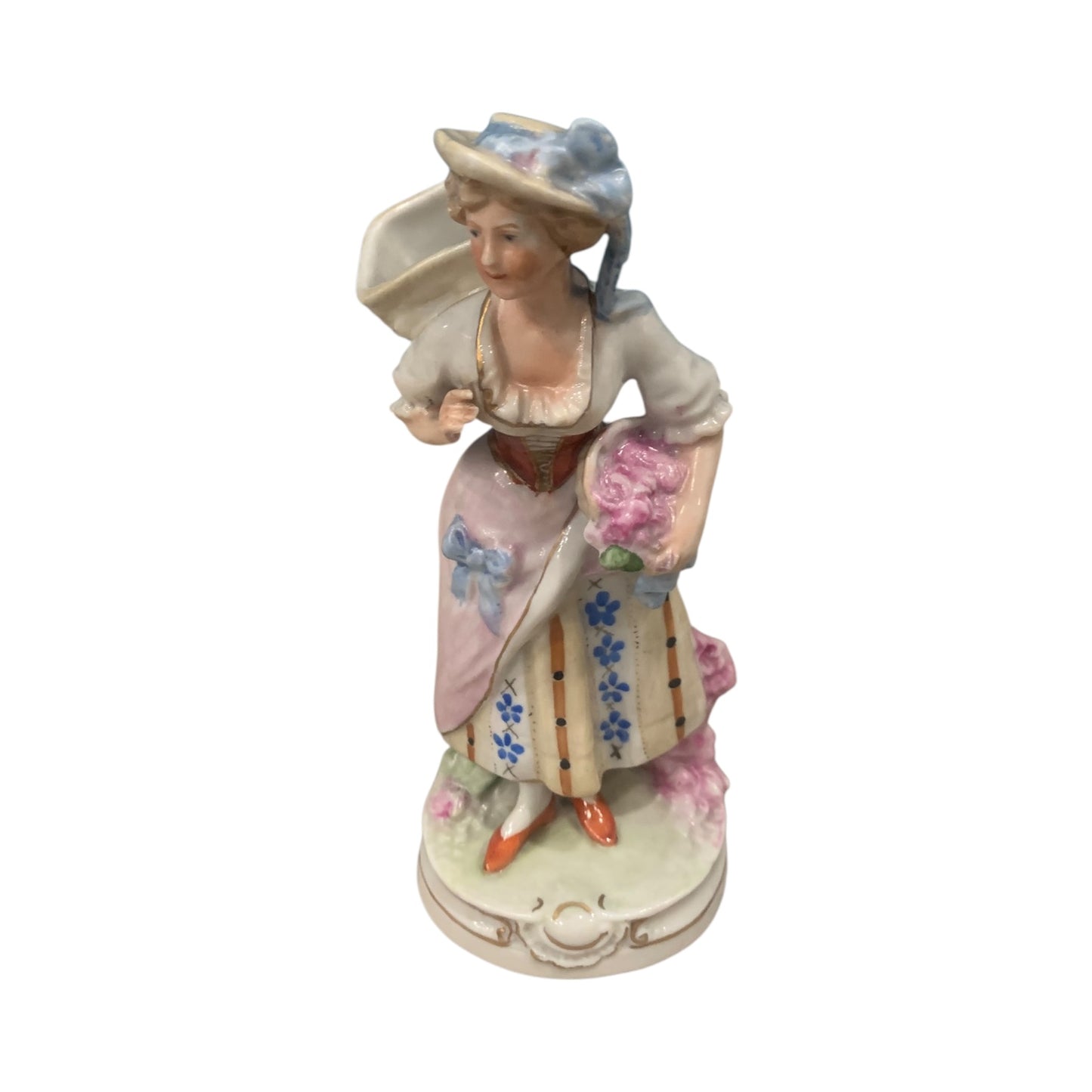 Statuina Vintage Ceramica Capodimonte