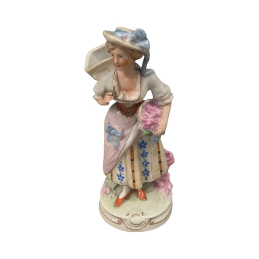 Statuina Vintage Ceramica Capodimonte