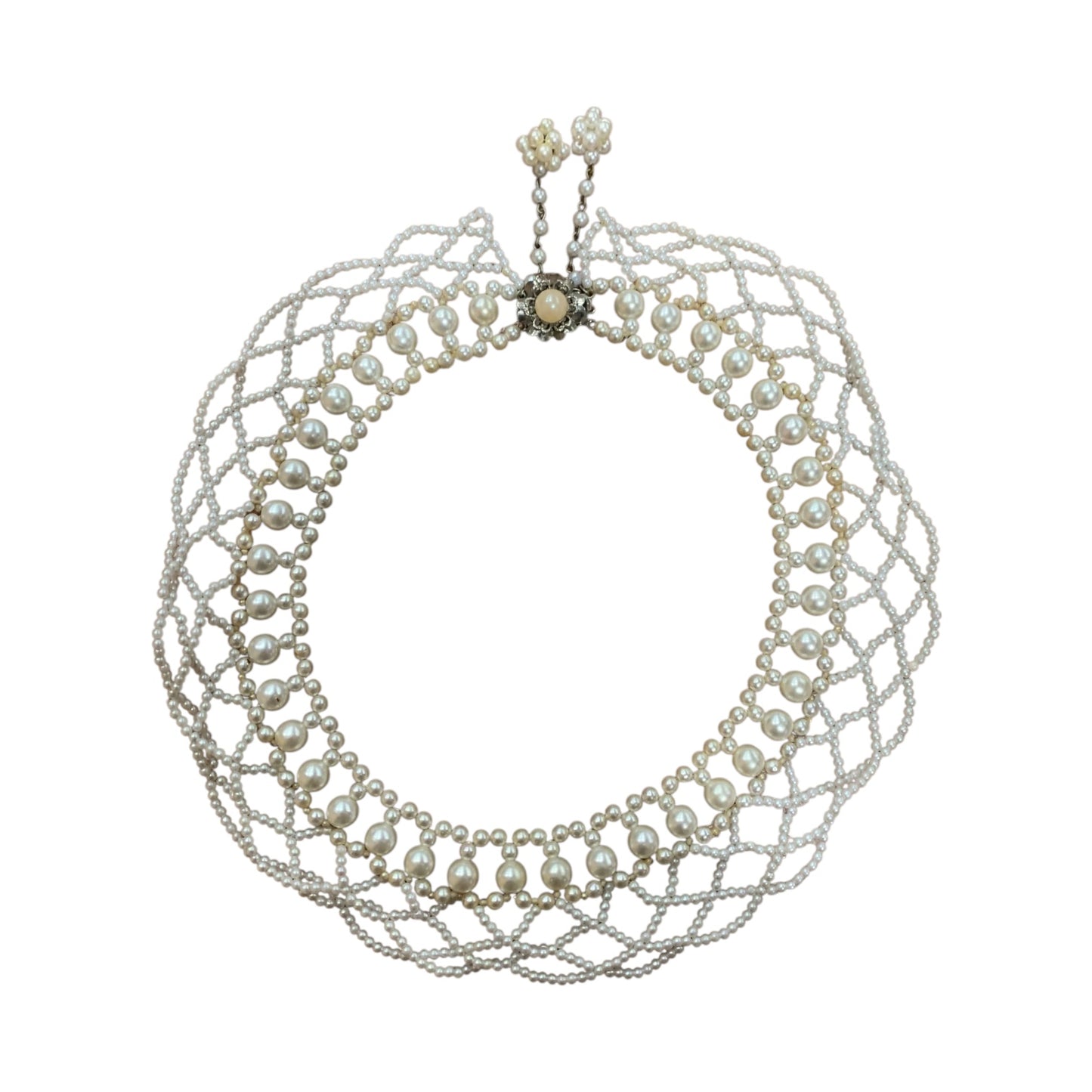 Collana Vintage Girocollo Perline