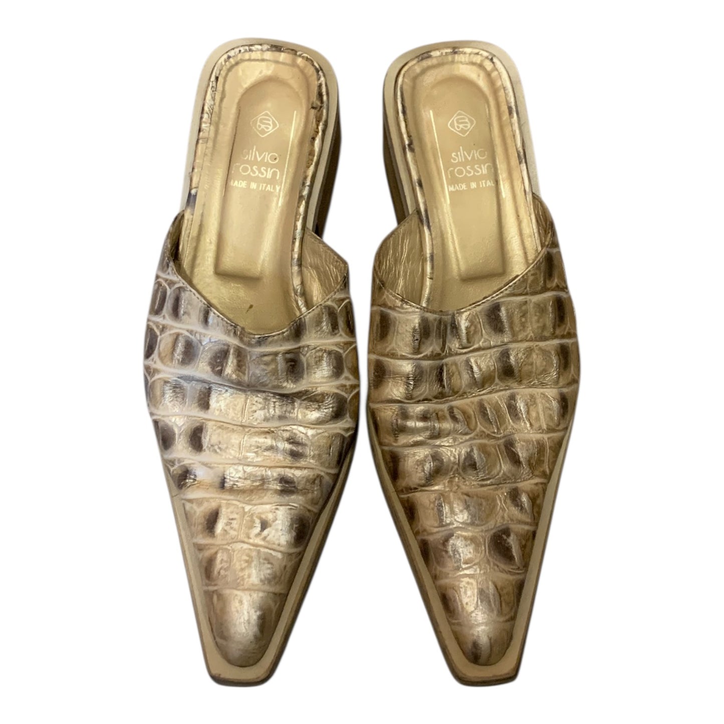 Scarpe Sabot Donna Vintage Pelle