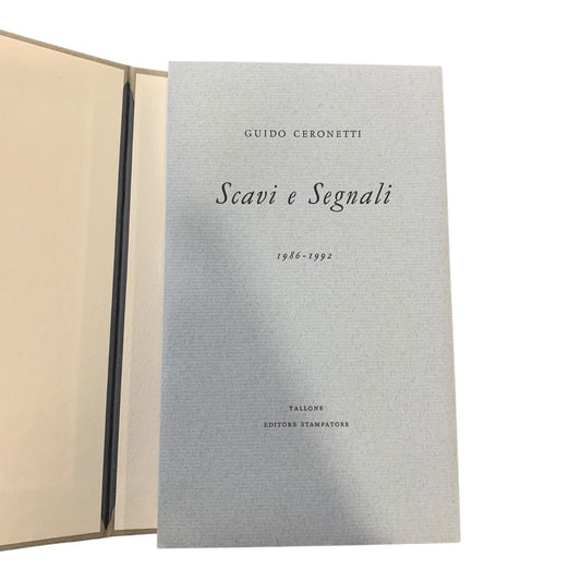 Libro Scavi E Segnali, Guido Ceronetti