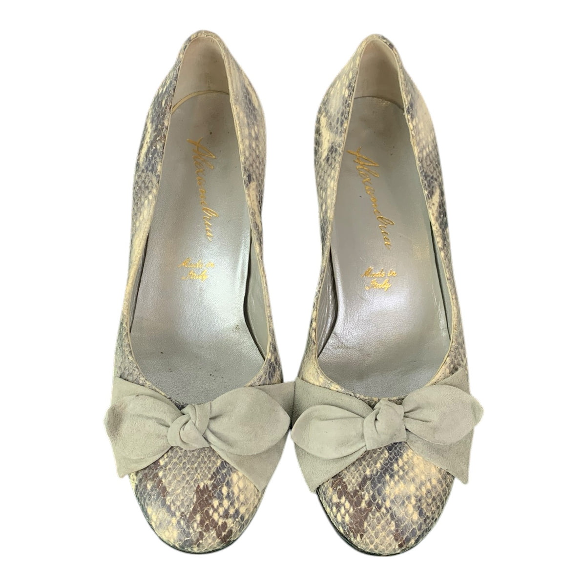 Ballerina Donna Vintage Pelle Serpente