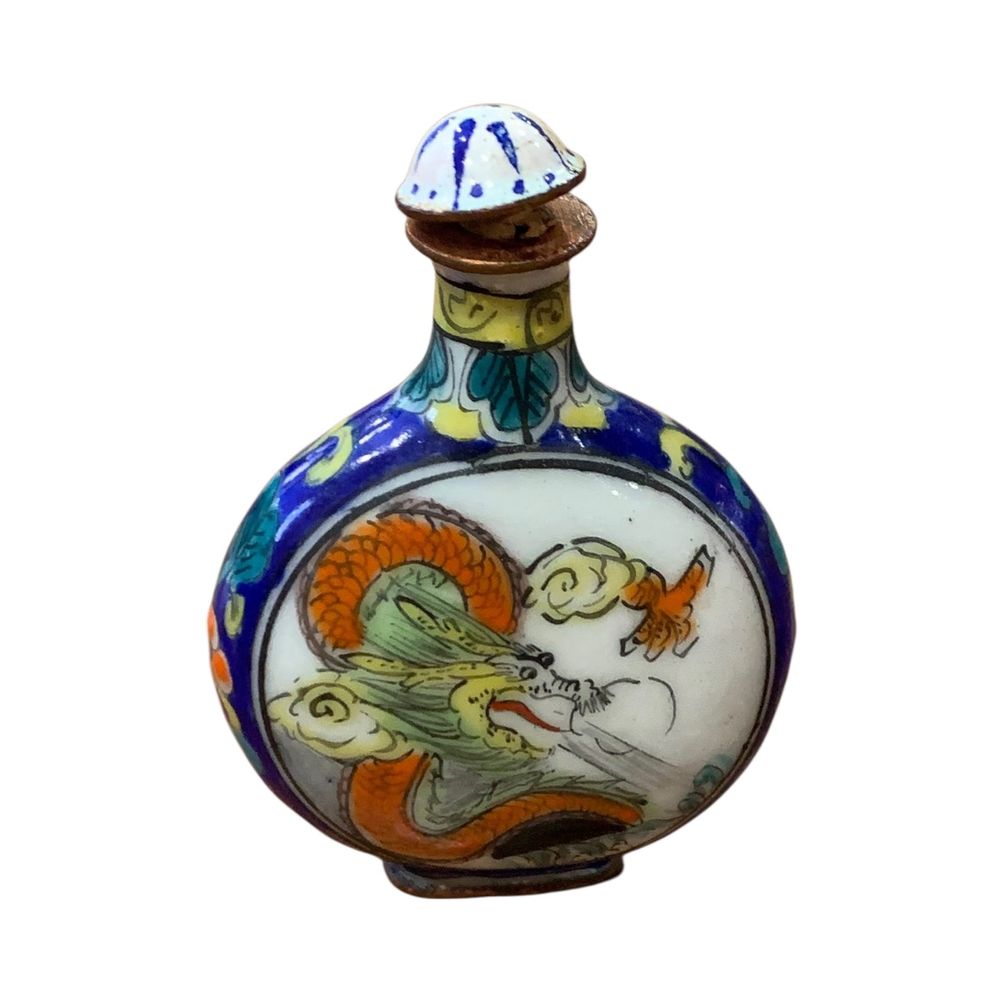 Tabacchiera Orientale Epoca Drago