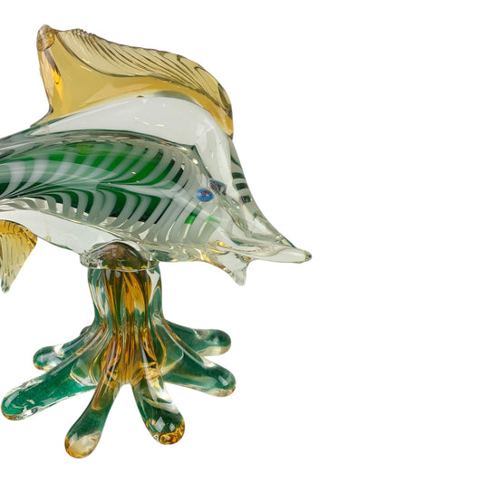 Scultura Vetro Sommerso Vintage
