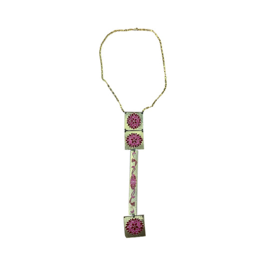 Collana Vintage Dorata Smalti