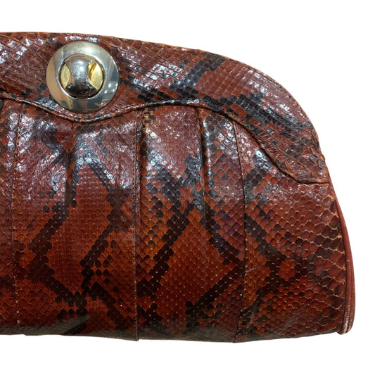 Pochette Donna Vintage Pelle Serpente