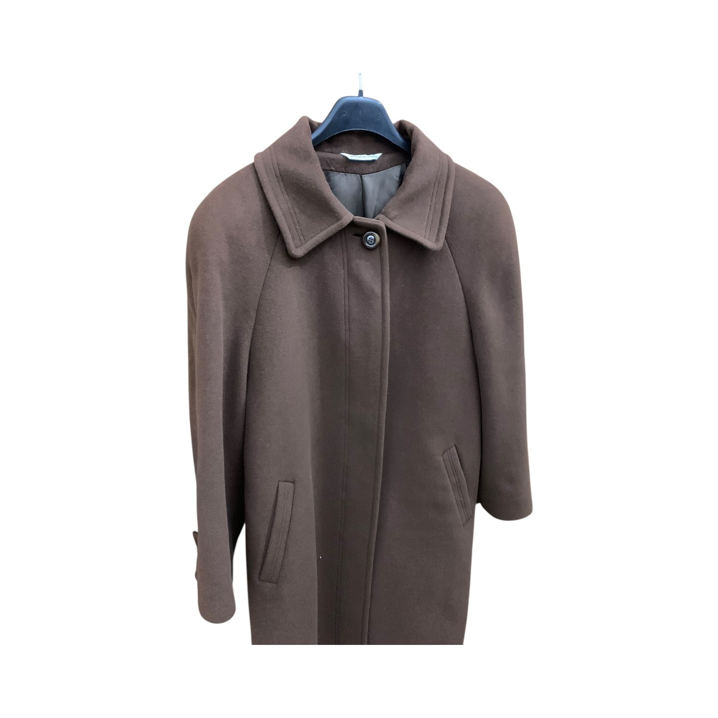 Cappotto Donna Vintage Lana Marrone