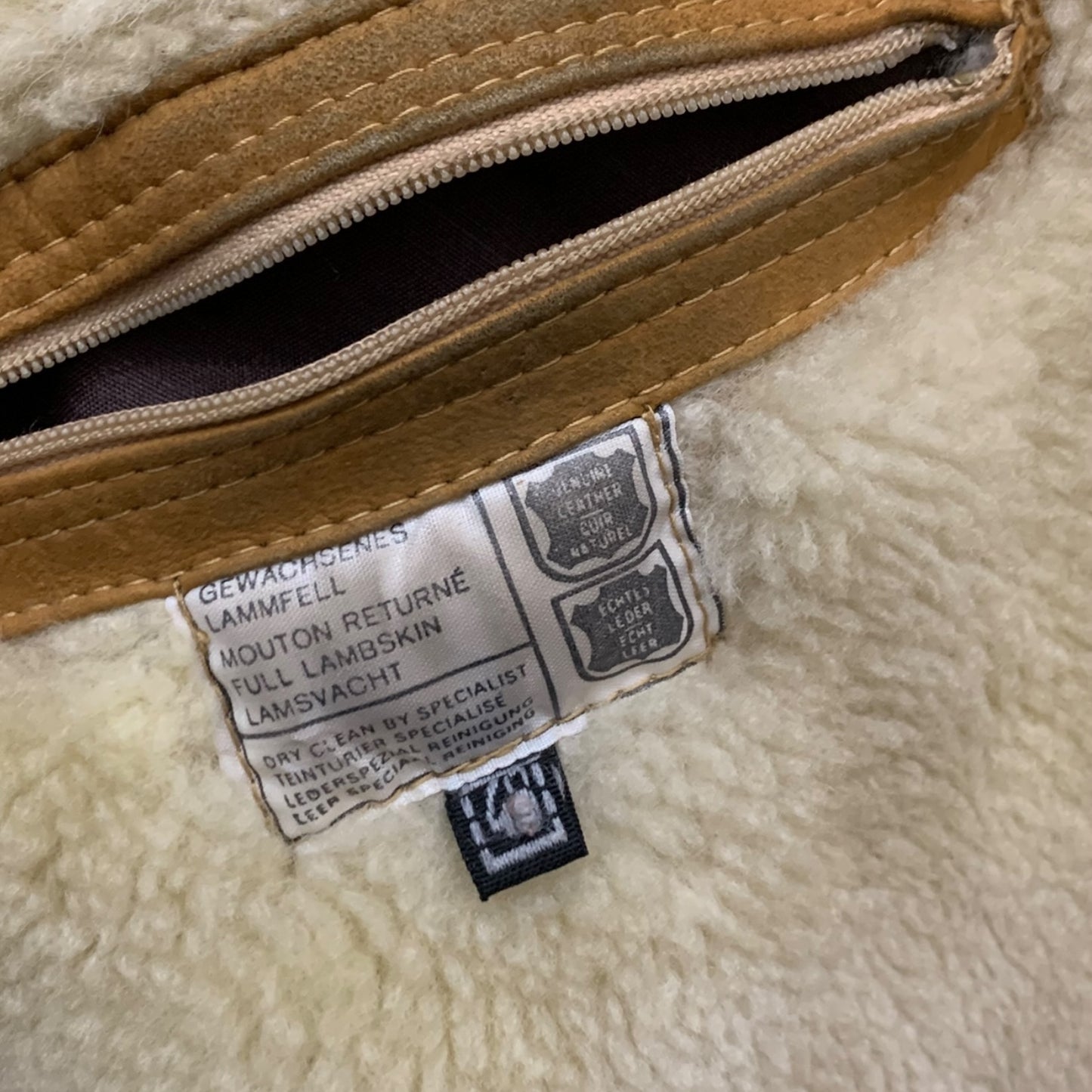 Cappotto Vintage Montone Pelle