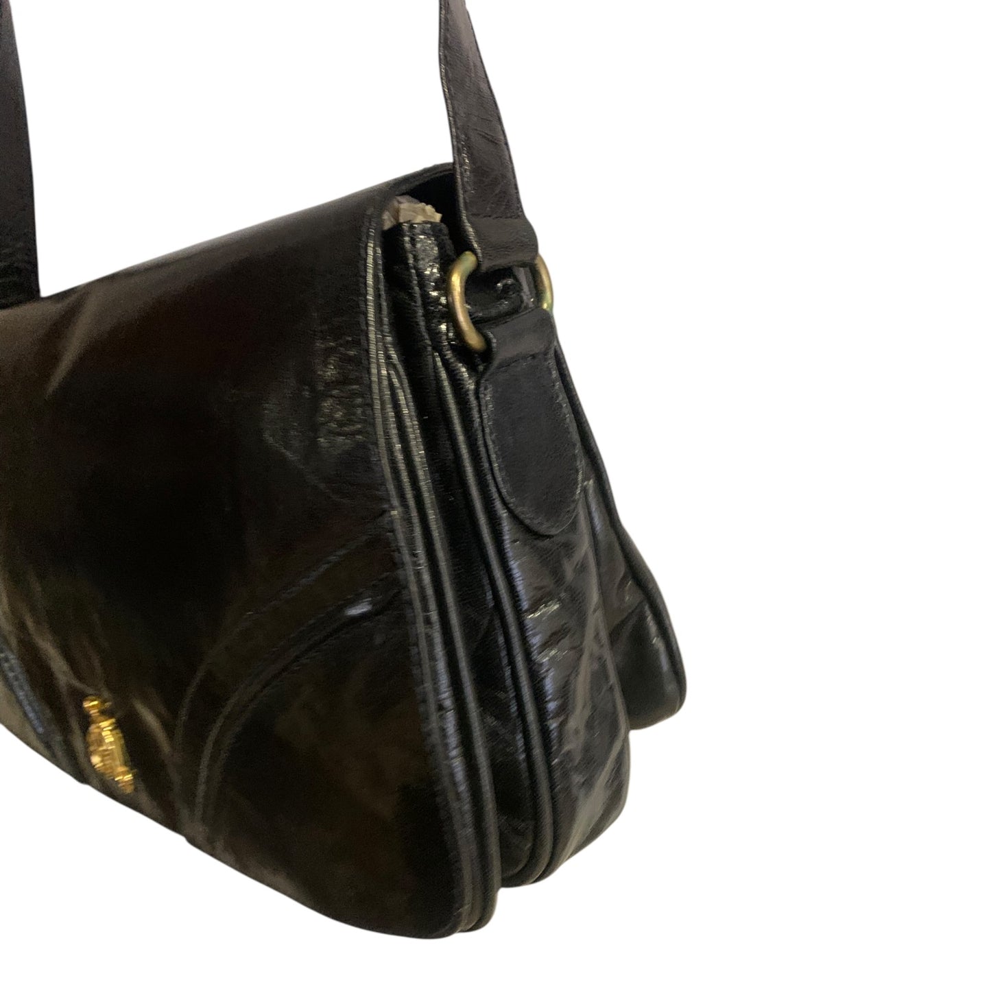 Borsetta Tracolla Vintage Pelle Nera