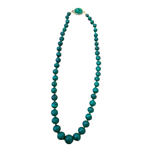 Collana Donna Vintage Malachite Verde