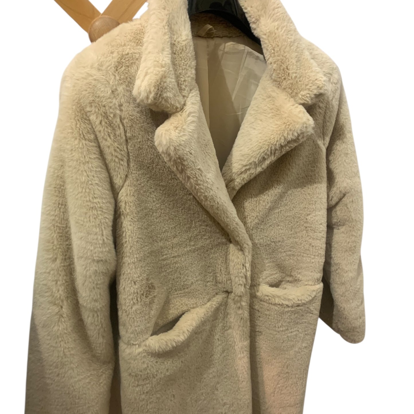 Cappotto Donna Pellicciotto Ecologico