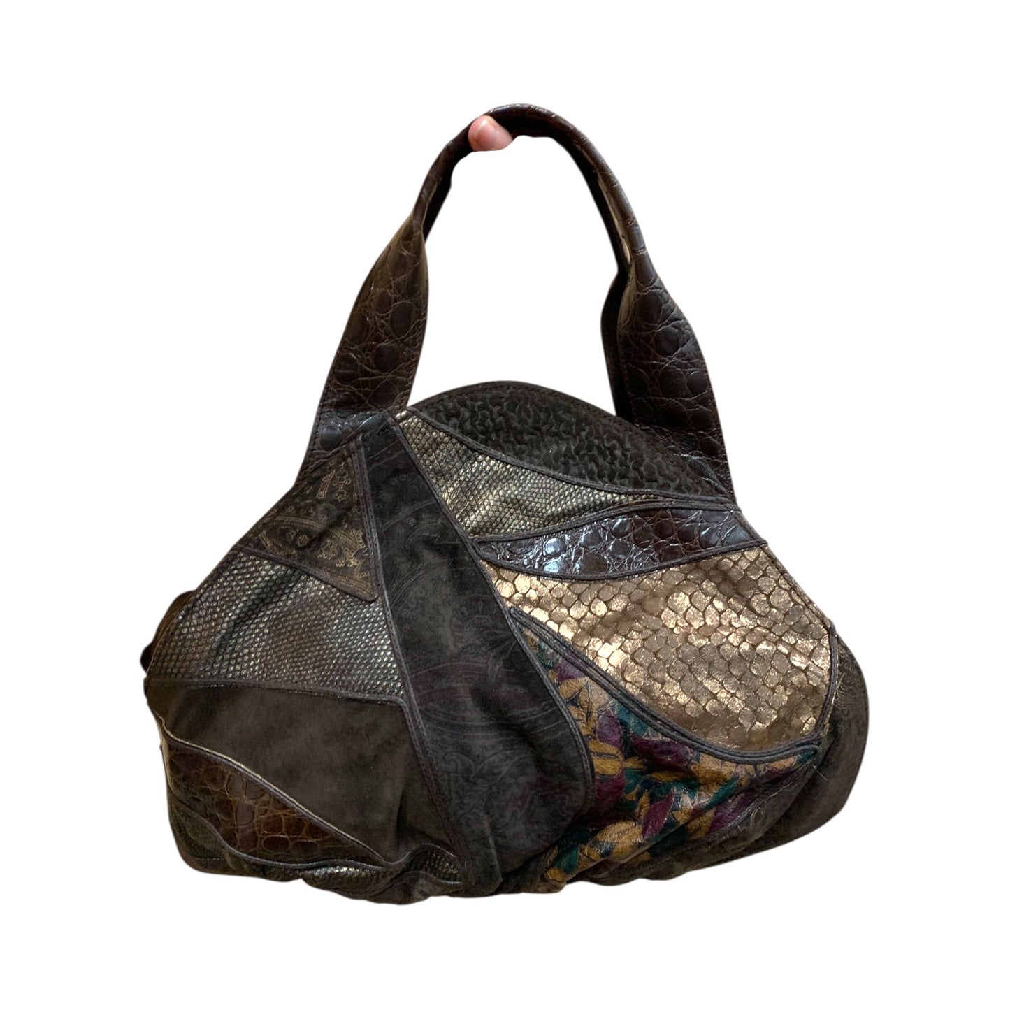 Borsa A Mano Braccialini Pelle Scamosciata