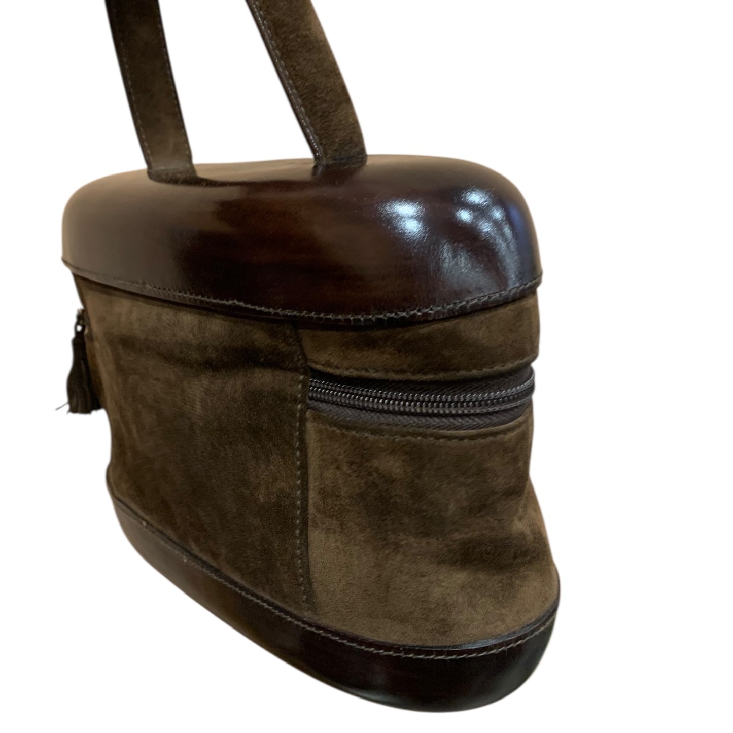 Borsetta Bauletto Pibra Pelle Scamosciata