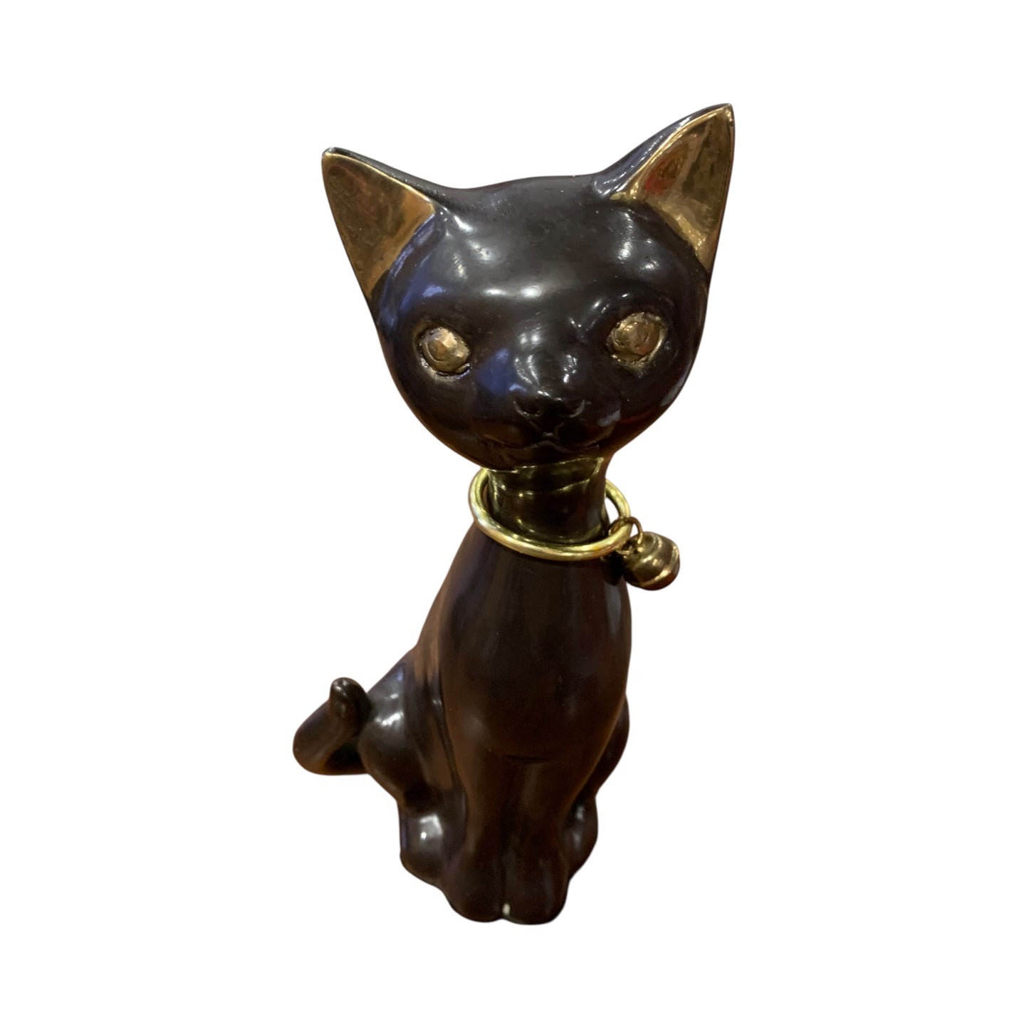 Statuina Vintage Gatto Pietra