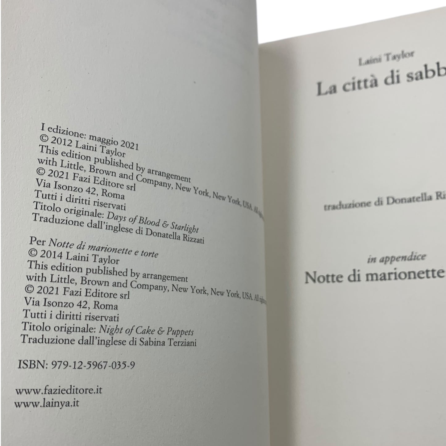 Libri Trilogia Laini Taylor
