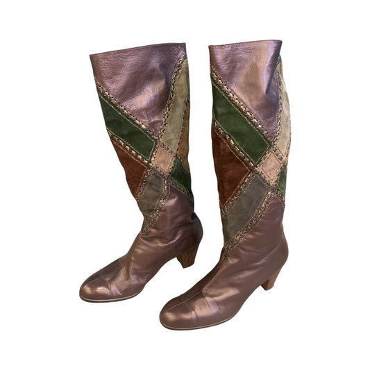 Stivali donna Vintage Pelle