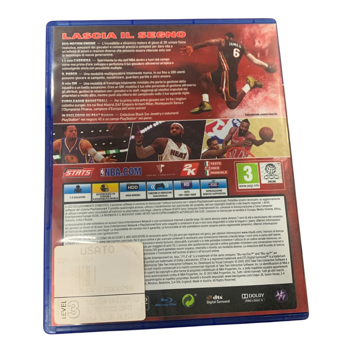 Gioco NBA 2K14 Play Station 4 PS4