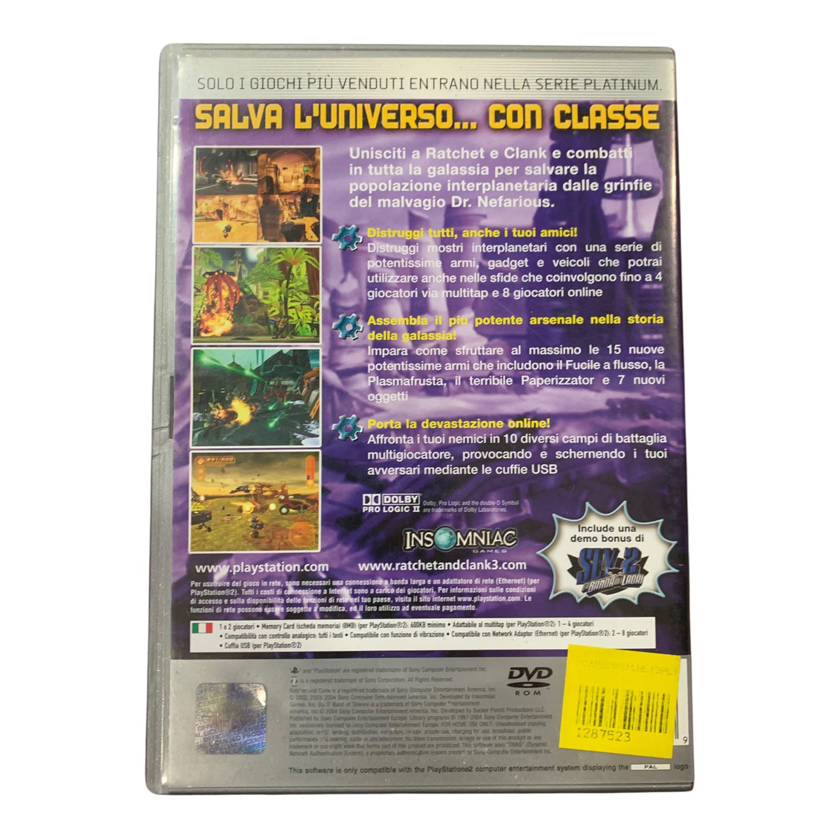 Gioco PlayStation 2 Ratchet Clank