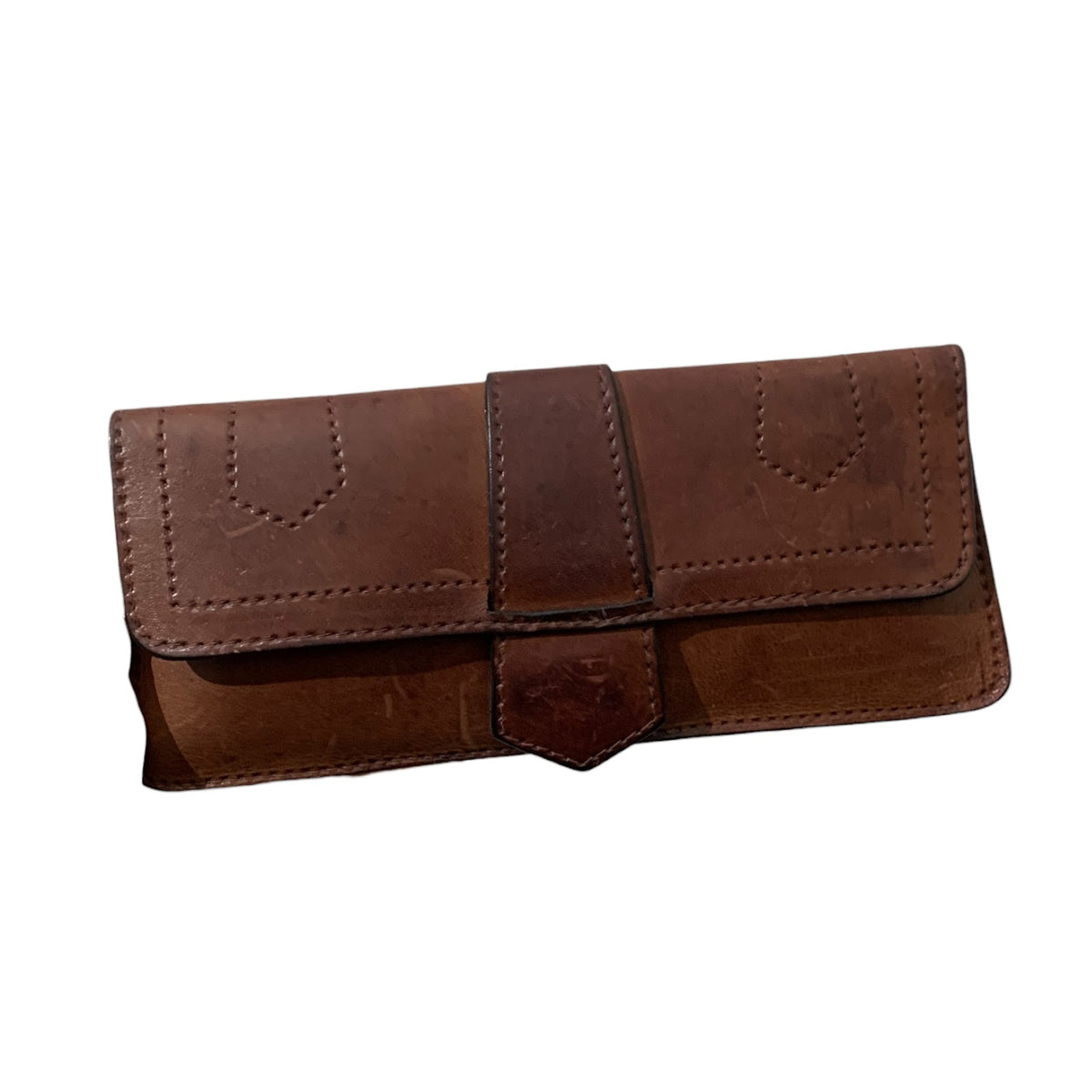 Pochette Vintage Pelle Marrone