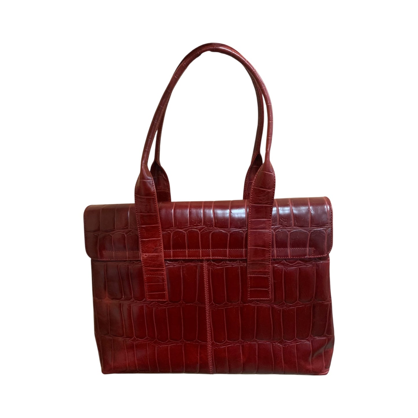 Borsa Donna Vintage Pelle Bordeaux Made In Italy