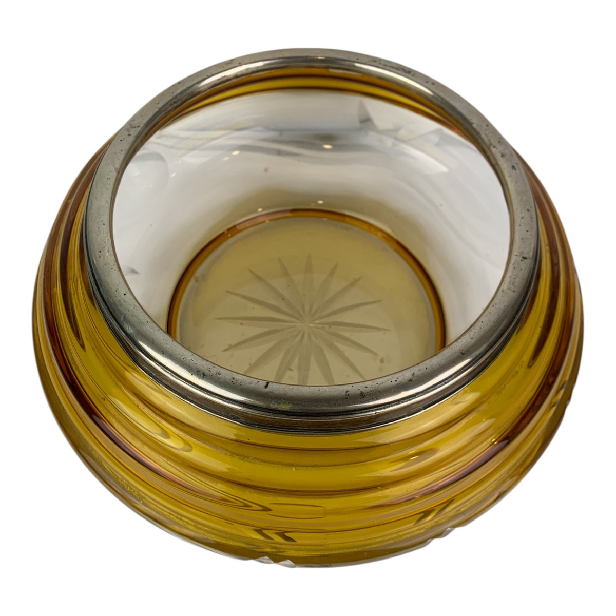 Centrotavola Vintage Cristallo Inciso