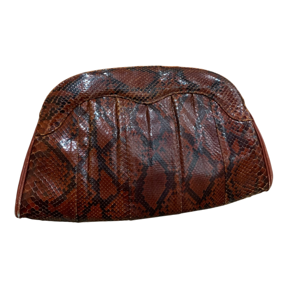 Pochette Donna Vintage Pelle Serpente