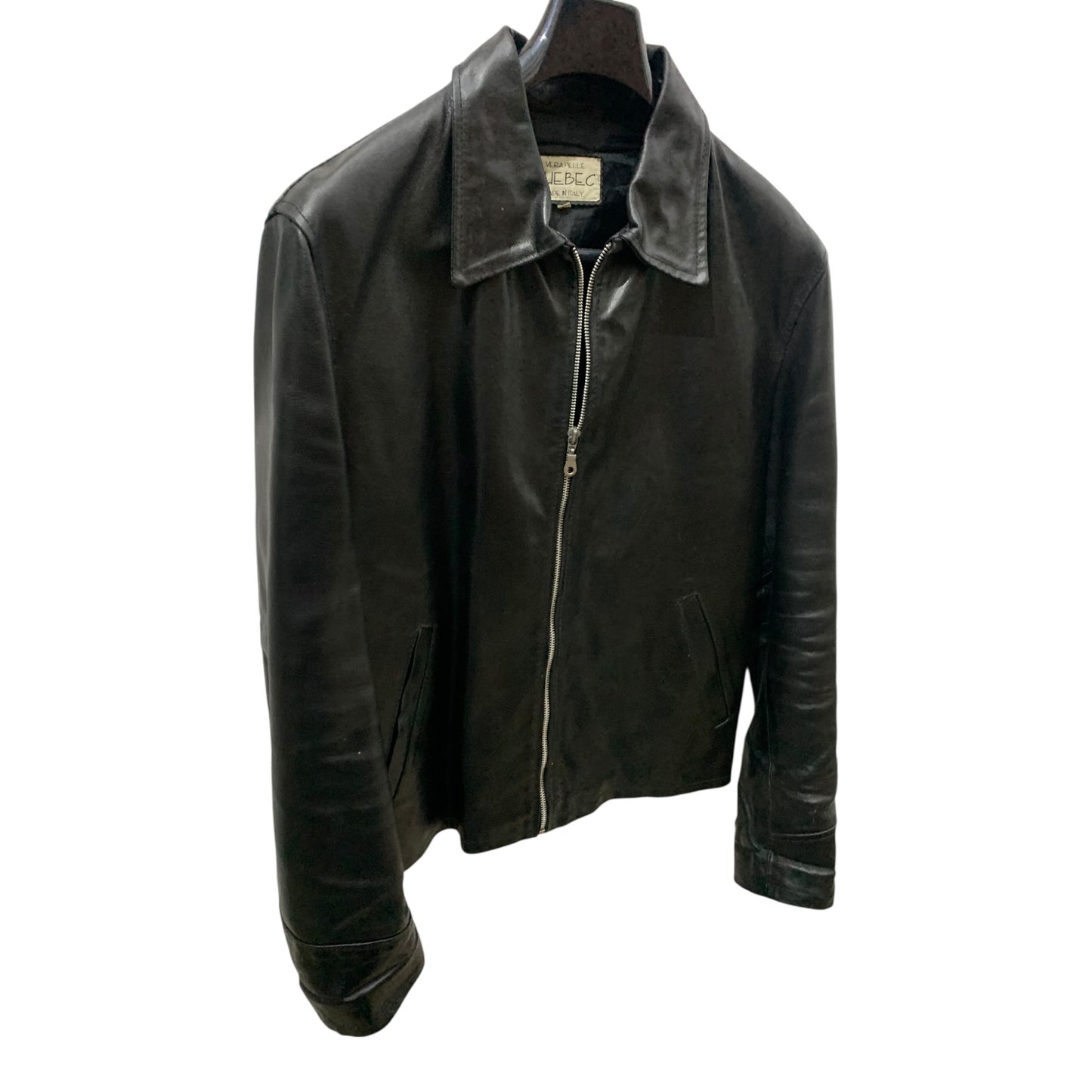Giacca Uomo Vintage Pelle Quebec