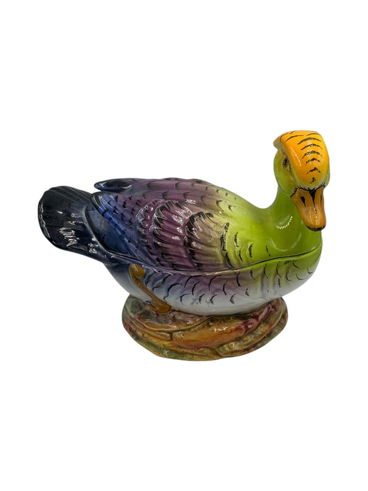 Zuppiera Piccola Vintage Ceramica Fagiano