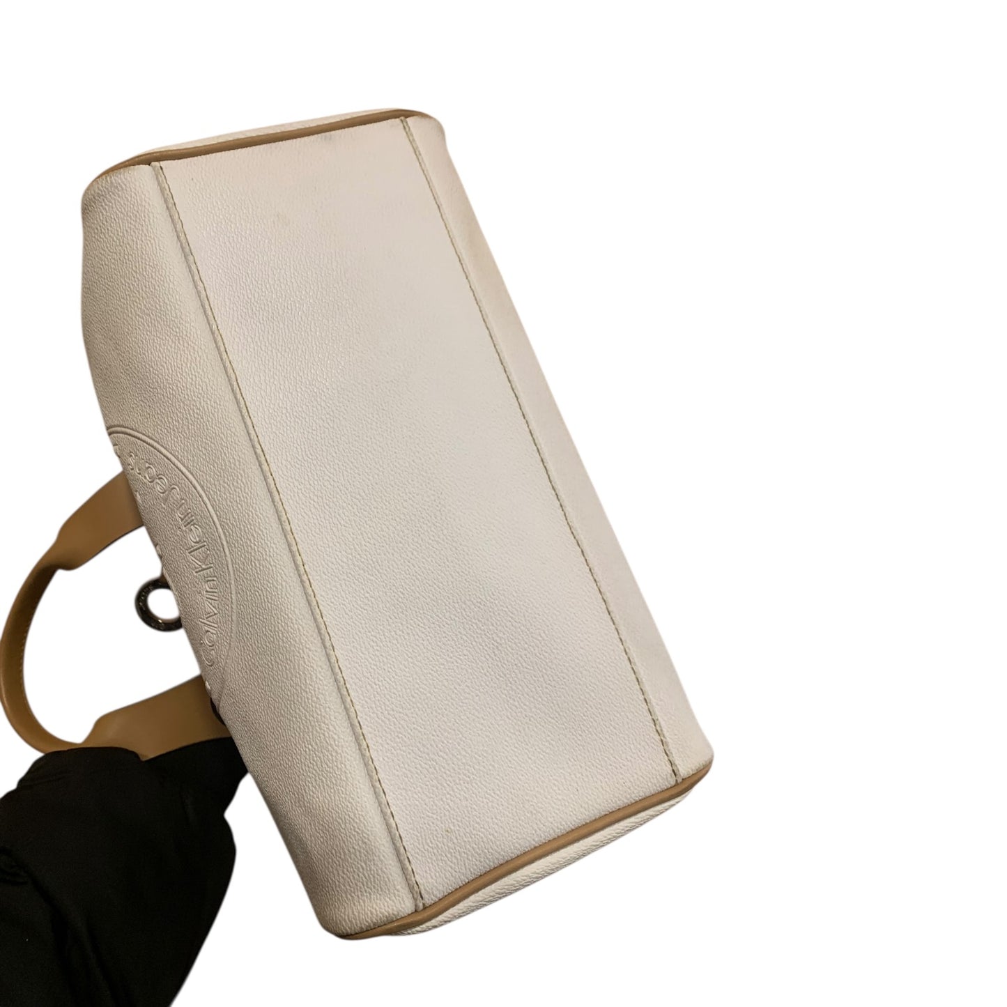 Borsa Bauletto Calvin Klein Bianco