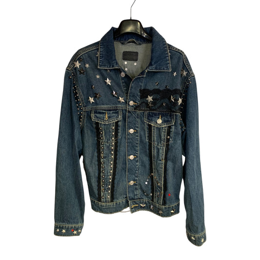 Giacca Donna Jeans Zara Borchie