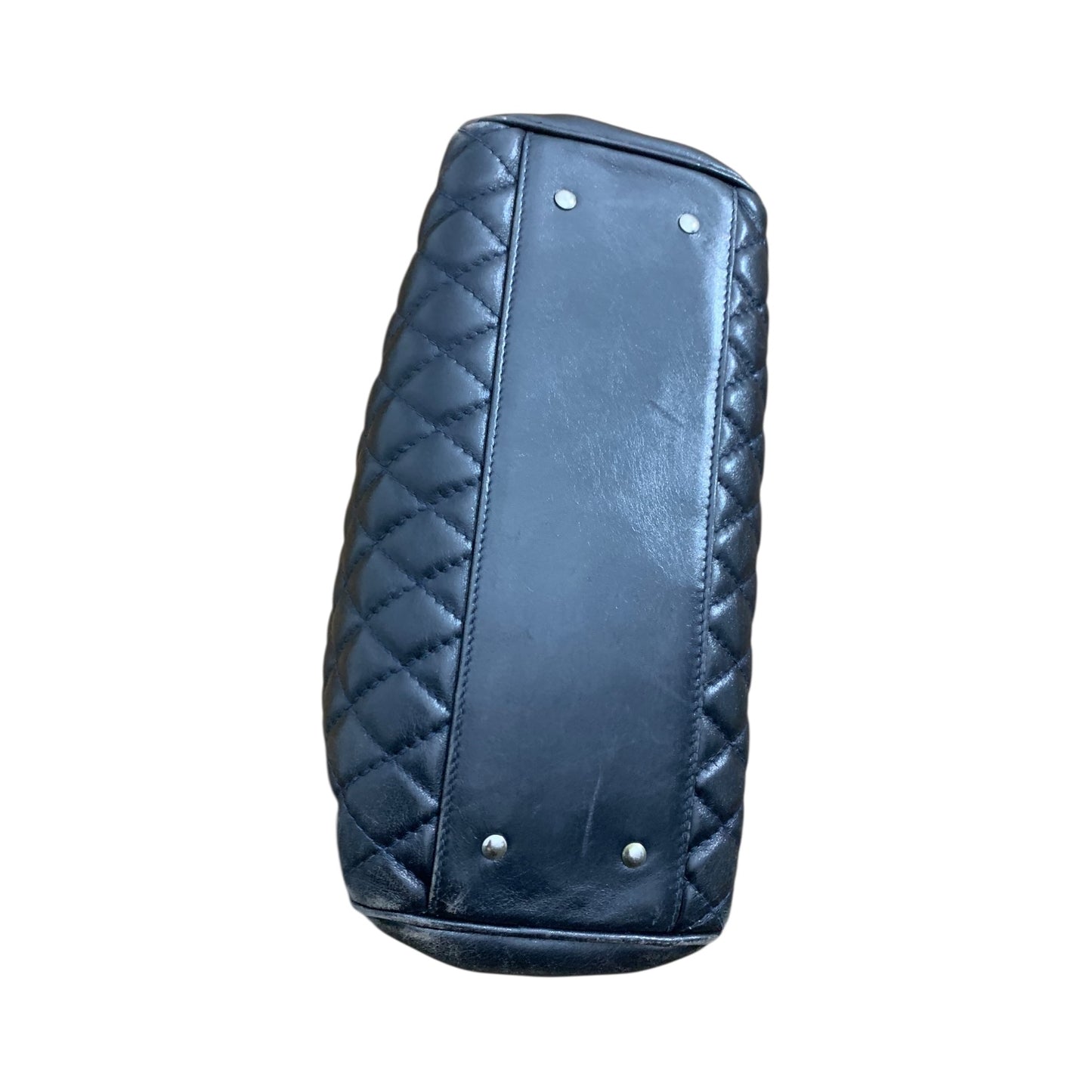 Borsa A Spalla Vintage Trapuntata Pelle