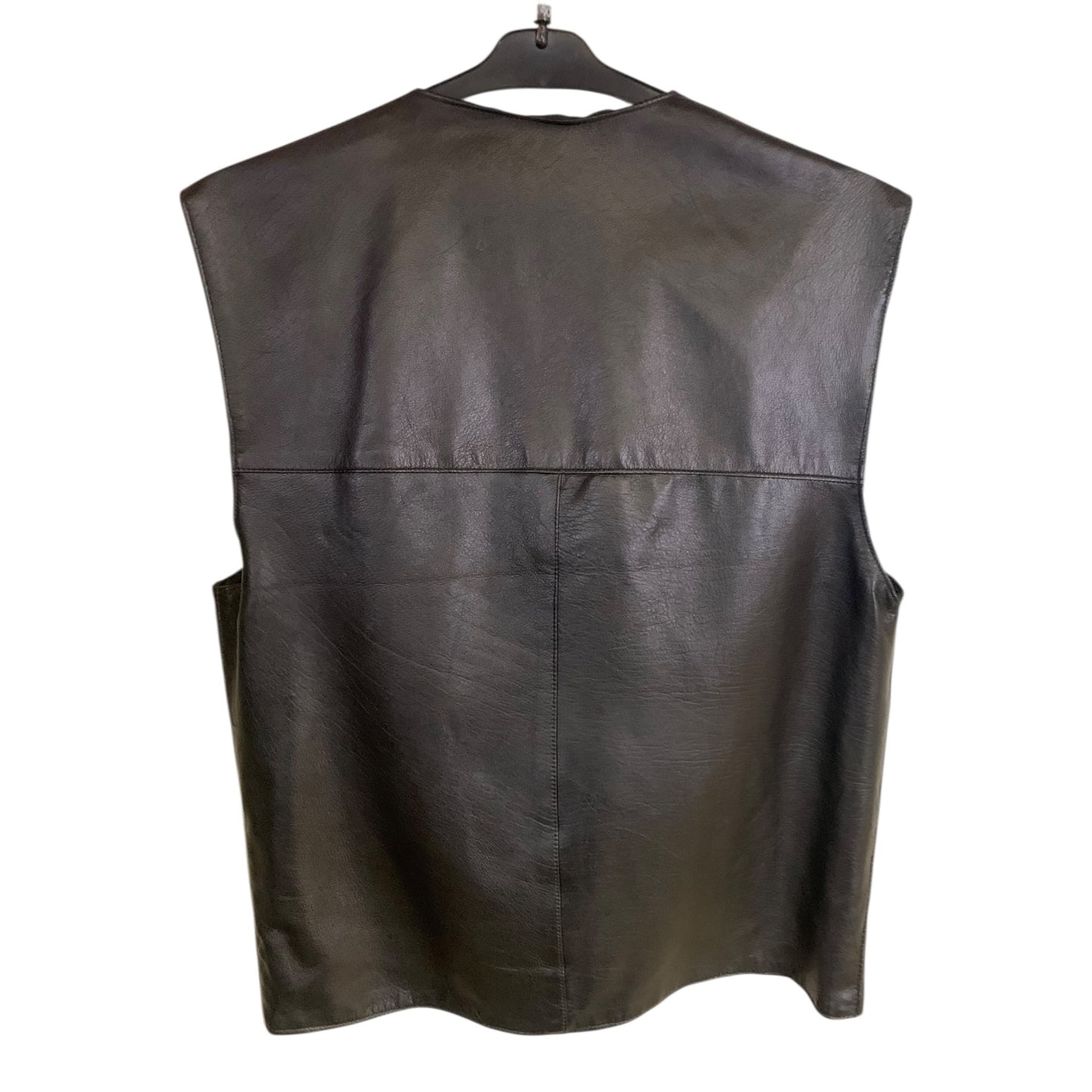 Gilet Uomo Pelle Nero