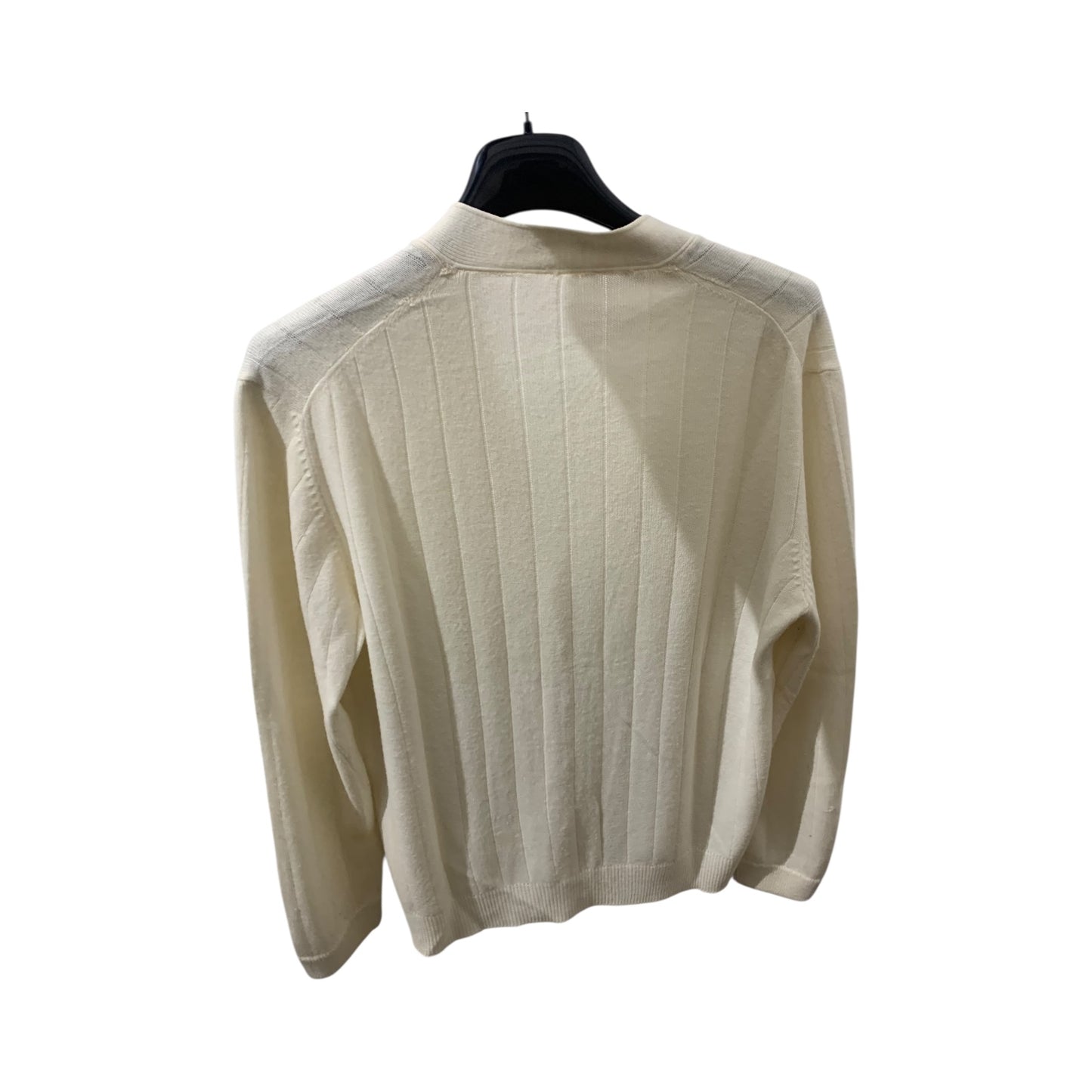 Cardigan Donna Vintage Lana Bianco