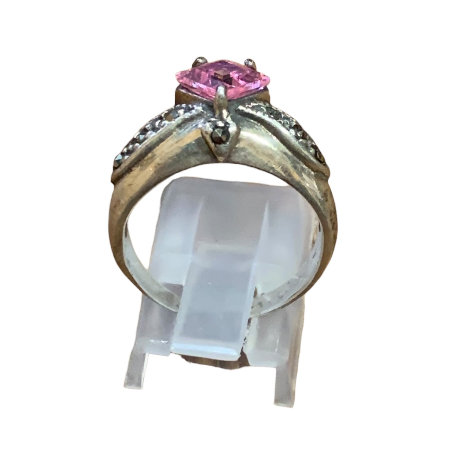 Anello Donna Vintage Pietra Rosa