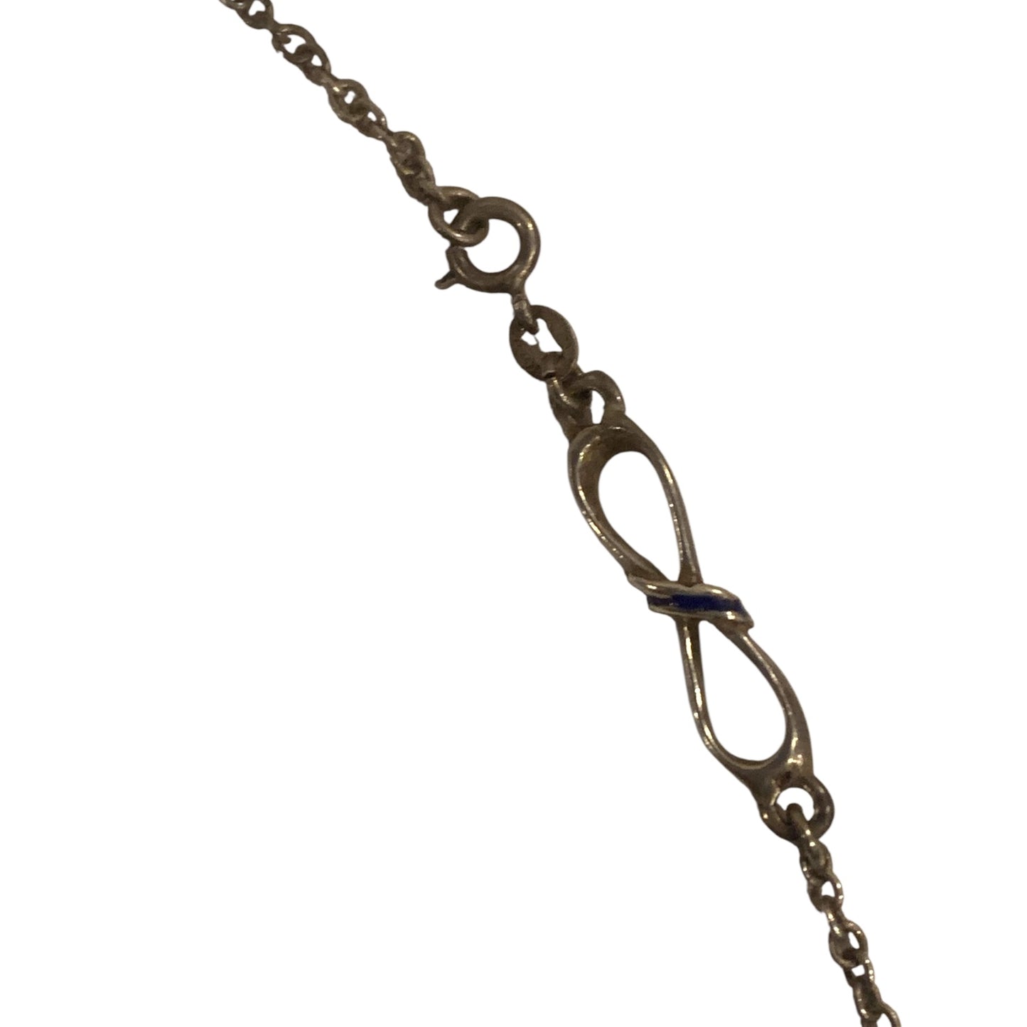 Collana vintage con simboli infiniti