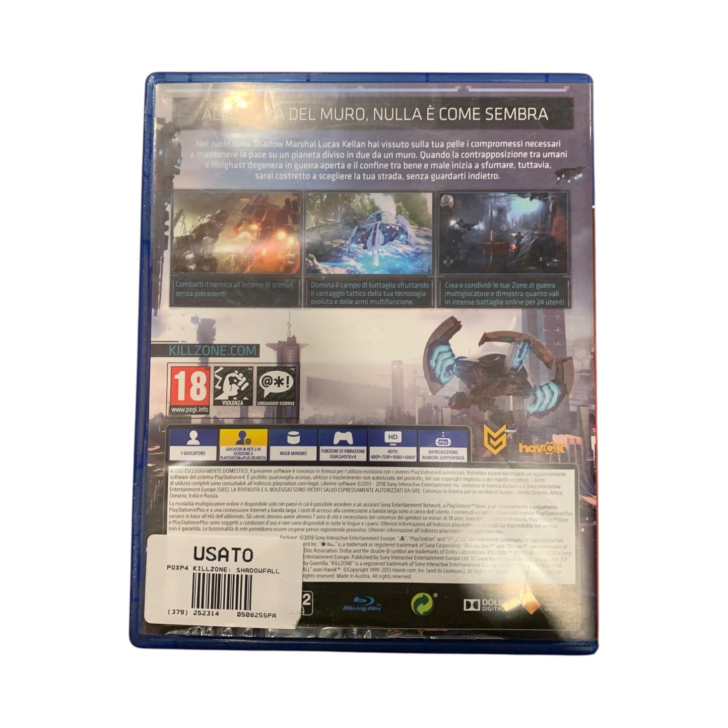 Gioco Ps4 Killzone Shadow Fall