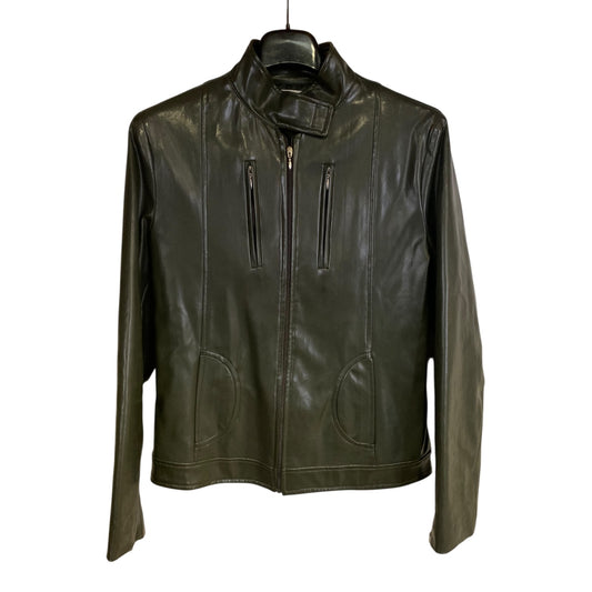 Giacca Pelle Conbipel Donna Verde