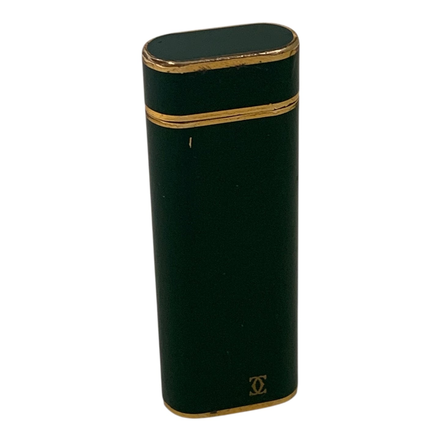 Accendino Vintage Cartier Smaltato Verde