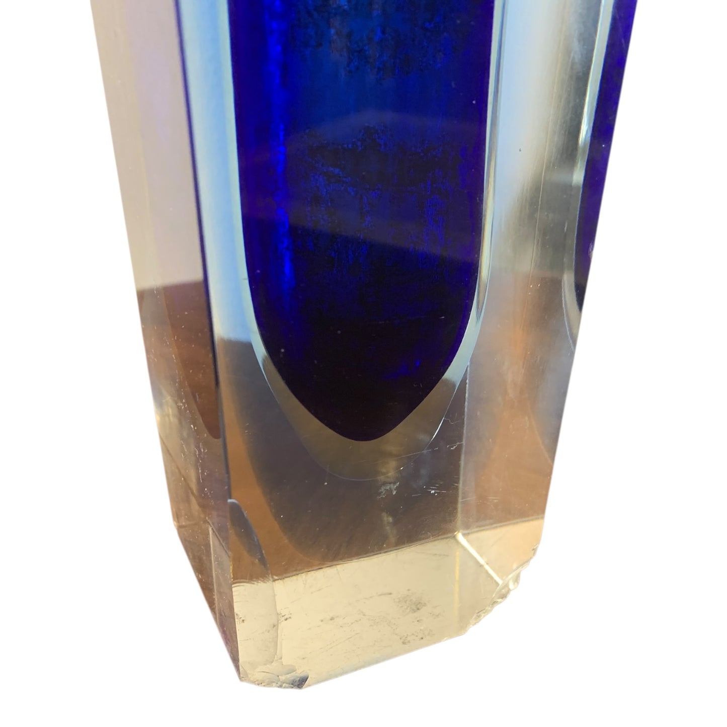 Vaso Anni 70 Vetro Sommerso