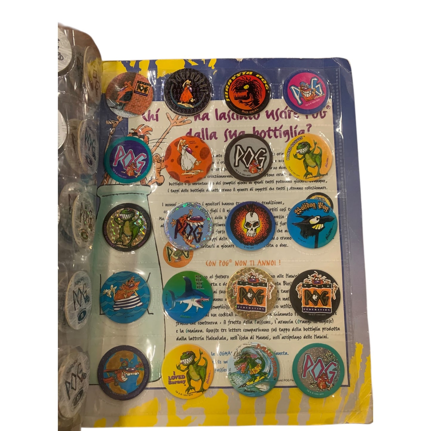 Pog Album Vintage 1994