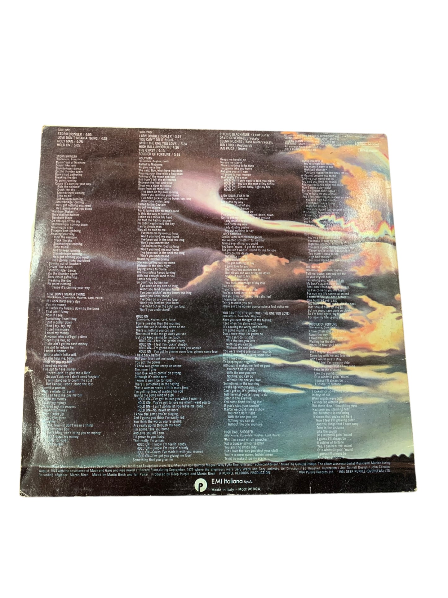 Vinile 33 Giri Deep Purple Stormbringer