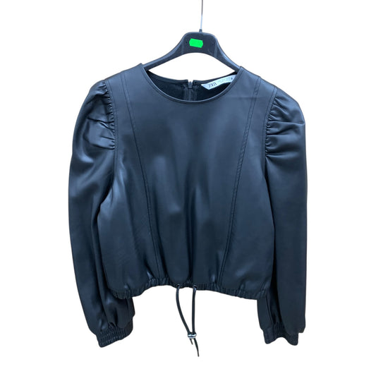 Maglia Cropped Zara Ecopelle