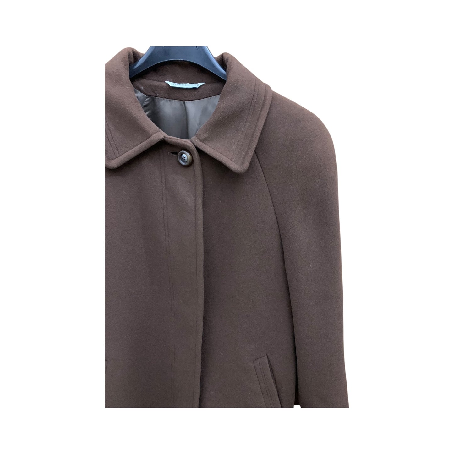 Cappotto Donna Vintage Lana Marrone