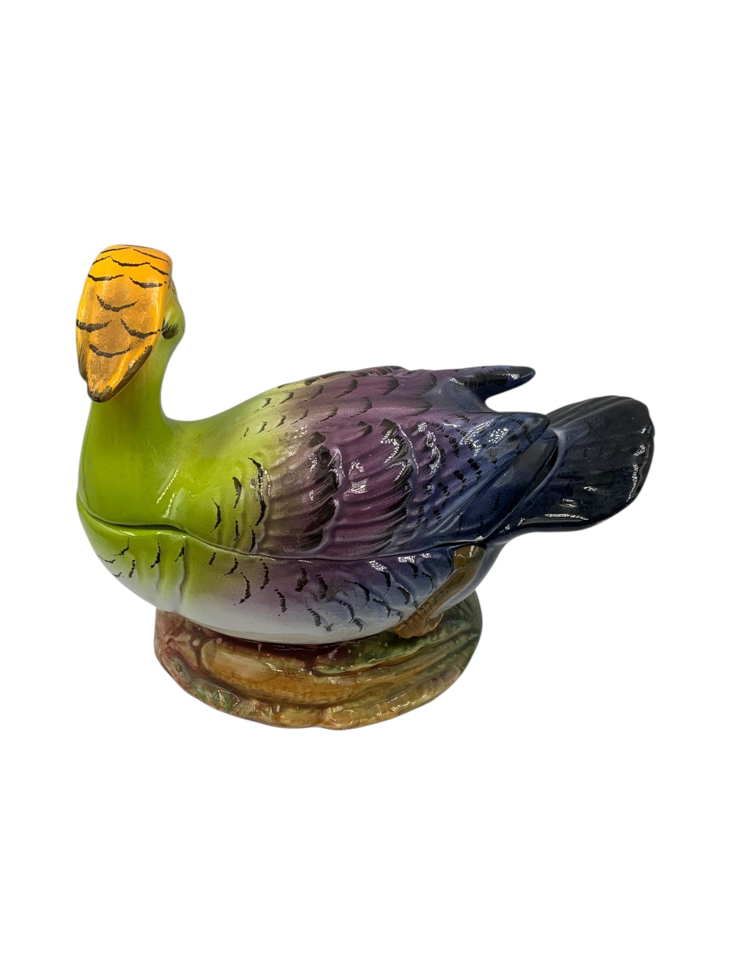 Zuppiera Piccola Vintage Ceramica Fagiano
