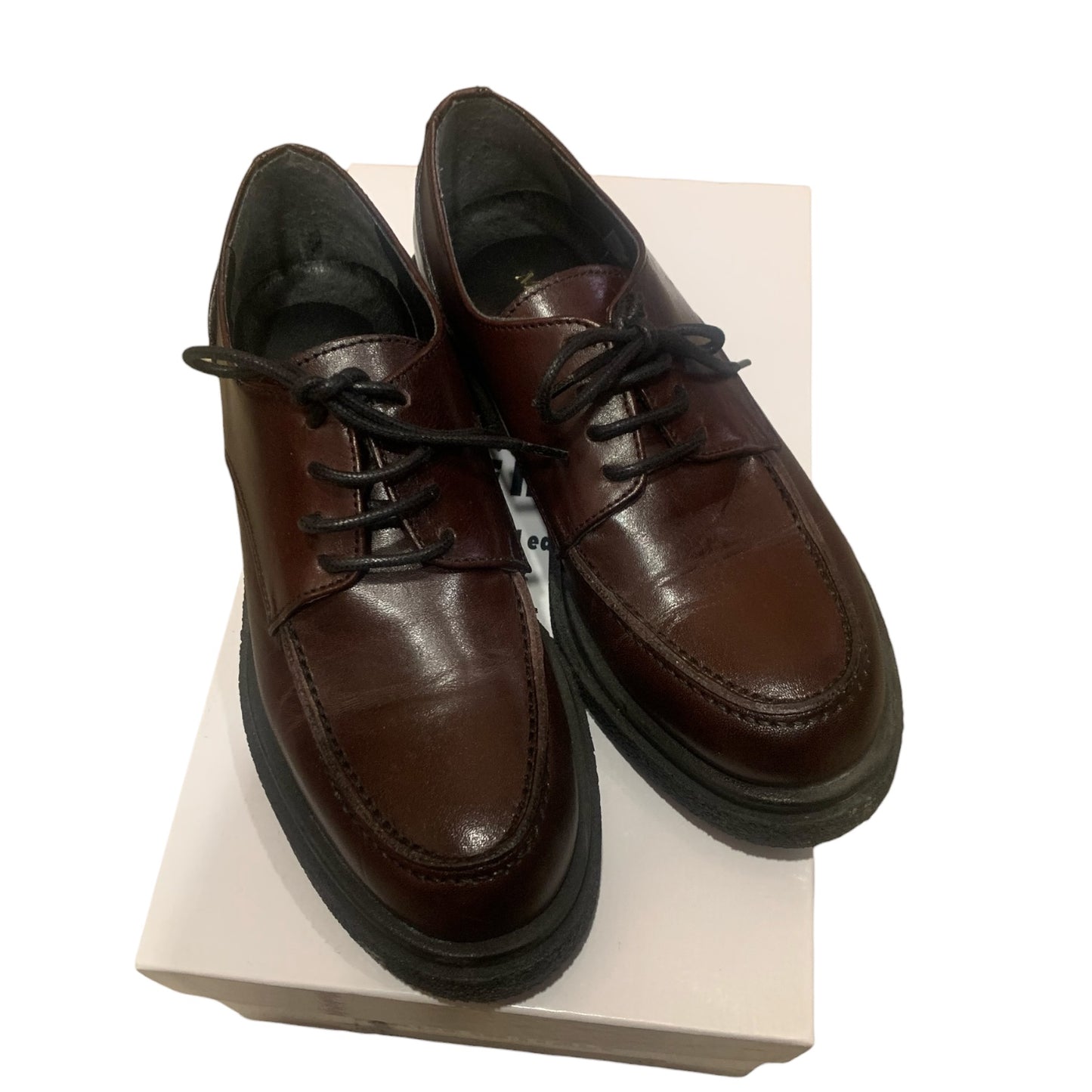 Scarpe Mocassini Donna Pelle Bordeaux