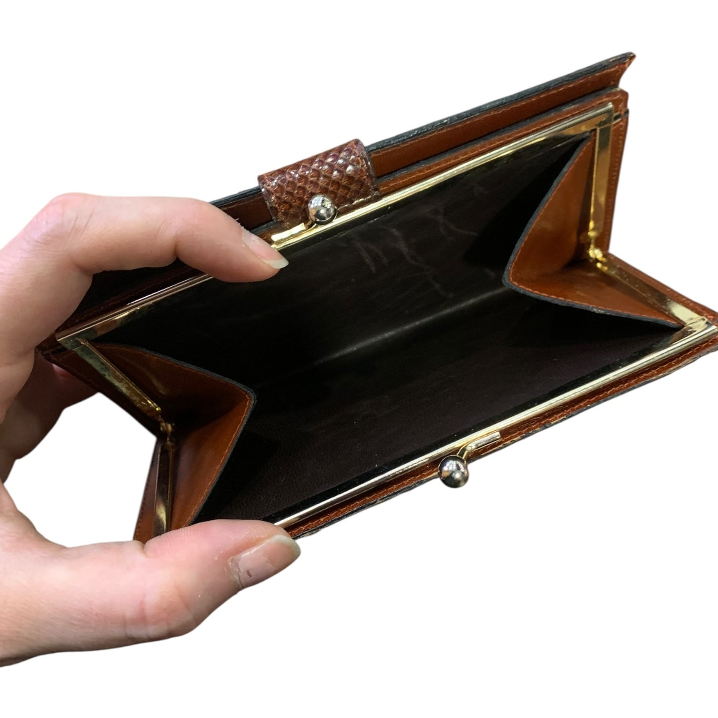 Porta Foglio Vintage Pitone