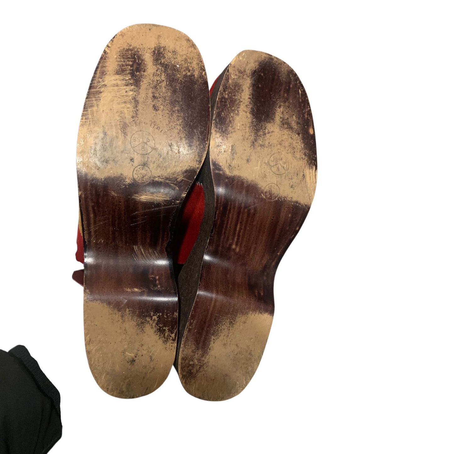 Scarpe Zoccoli Donna Pelle Vintage