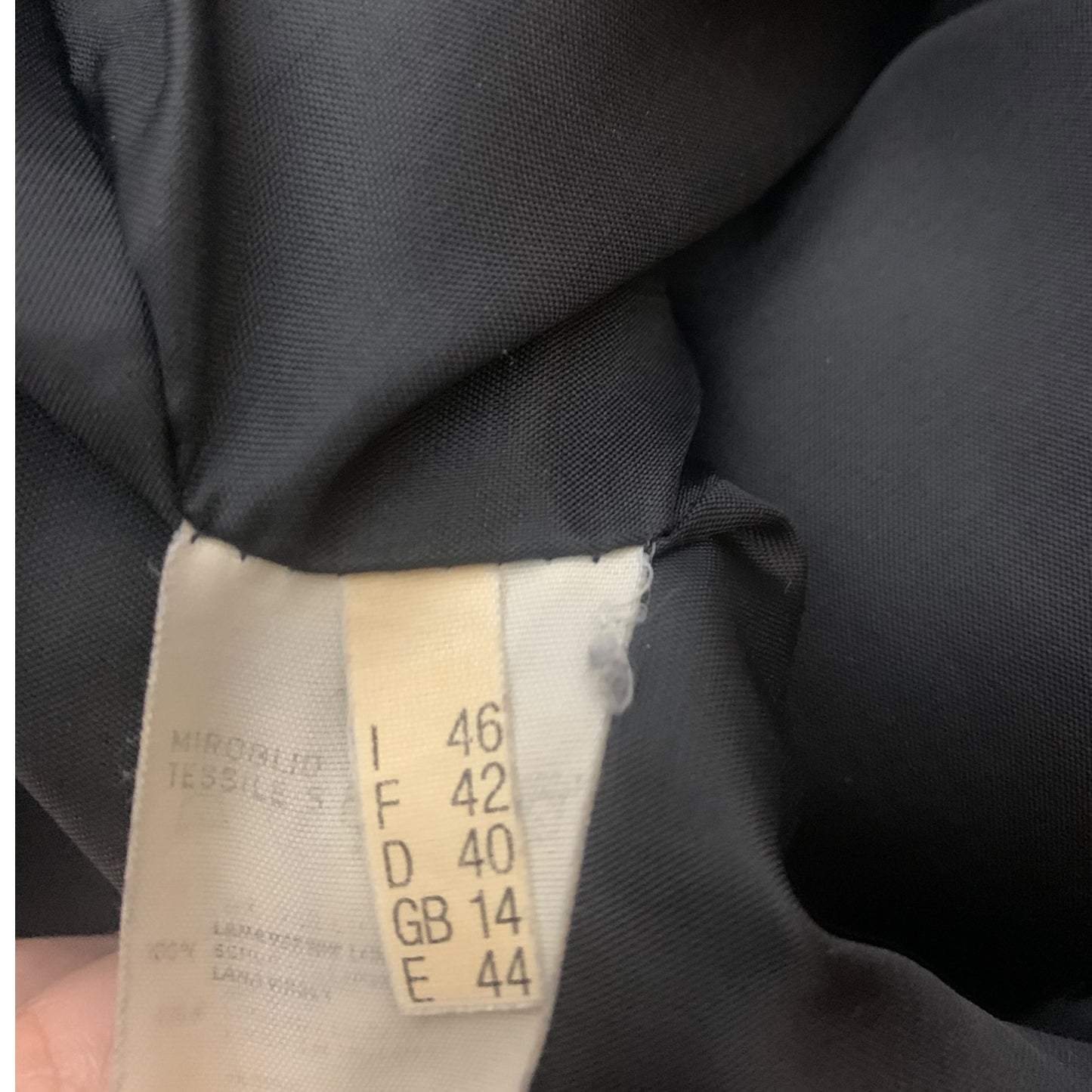 Cappotto Donna Vintage Lana Nero